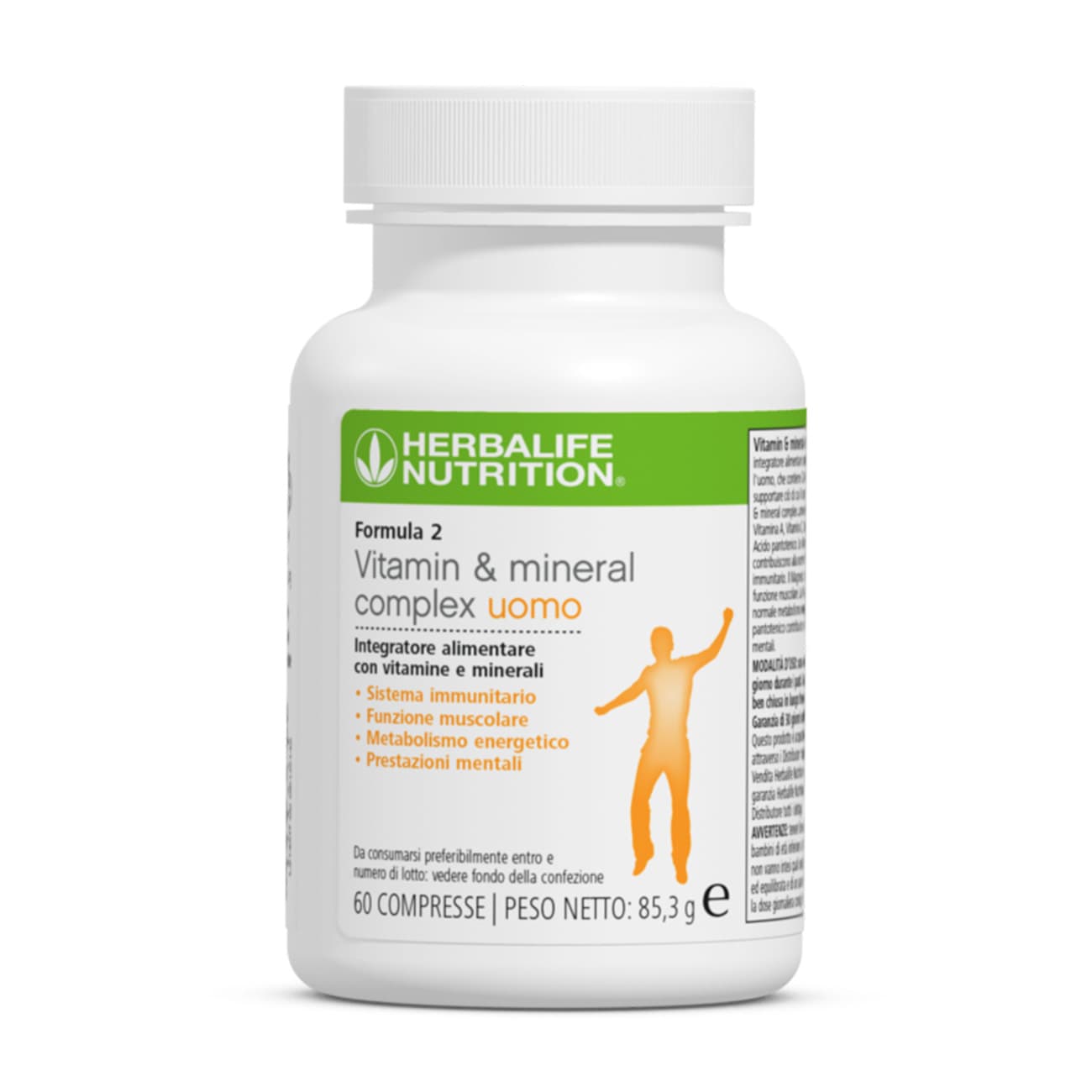 Confezione di Formula 2 Vitamin & Mineral Complex, Uomo, 60 compresse