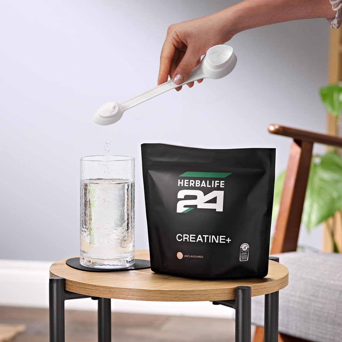 H24 Creatine+ in una scena di uso quotidiano