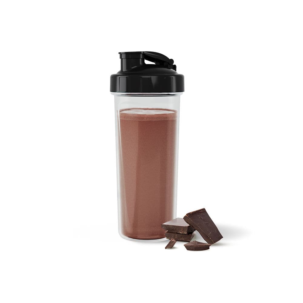 H24 Rebuild Strength al gusto Cioccolato, il prodotto preparato nel bicchiere